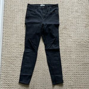 Madewell, black skinny jeans